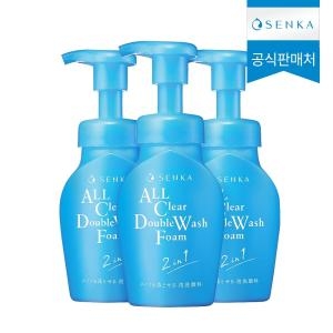 시세이도 센카 올 클리어 더블 워시 폼 150ml (3개)_이미지
