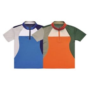 남아동 하이쿨 흡습속건 배색 등산 반팔 반집업 티셔츠 1602TK515B