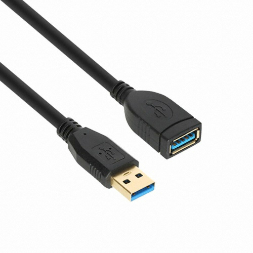 강원전자 NETmate USB 3.0 M/F 연장 케이블 (NM-UF303BKZ, 0.3m)_이미지