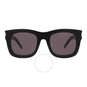 입생로랑 생로랑 우먼 다크 그레이 스퀘어 레이디 선글라스 SL 650 MONCEAU 001 55 292548