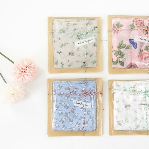 이경희 디자인랩 아사 면 손수건 여성 선물 포장 가제 AH01-AH50