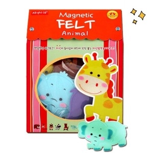키움하우스 펠트자석 동물