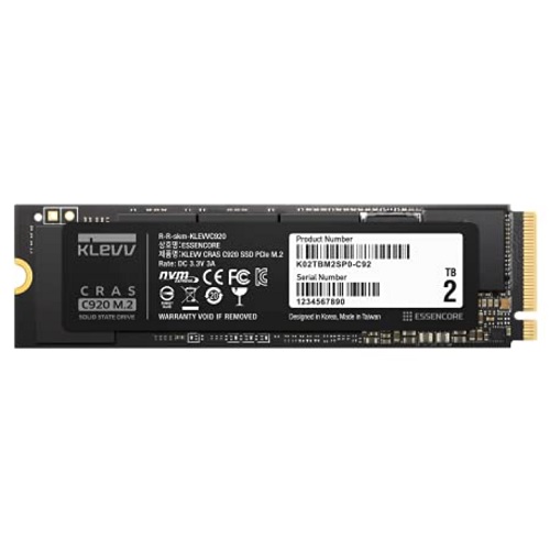ESSENCORE KLEVV CRAS C920 M.2 NVMe 해외구매 (2TB)_이미지