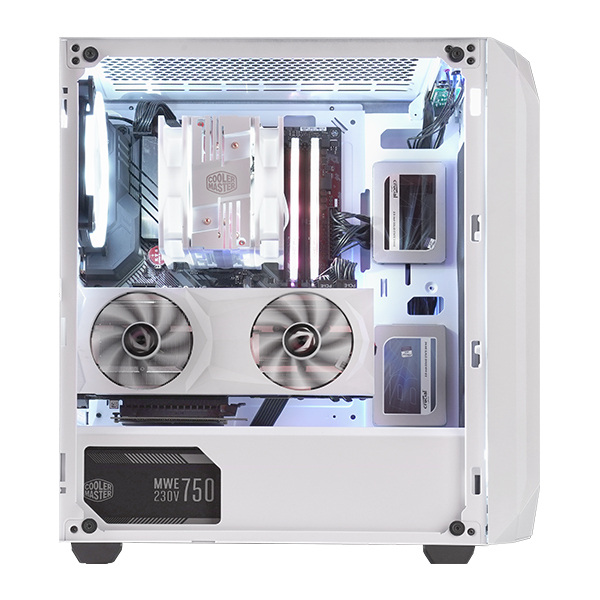 대양케이스 T220 레인보우 강화유리 (화이트)_이미지