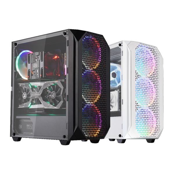 대양케이스 T220 레인보우 강화유리 (화이트)_이미지