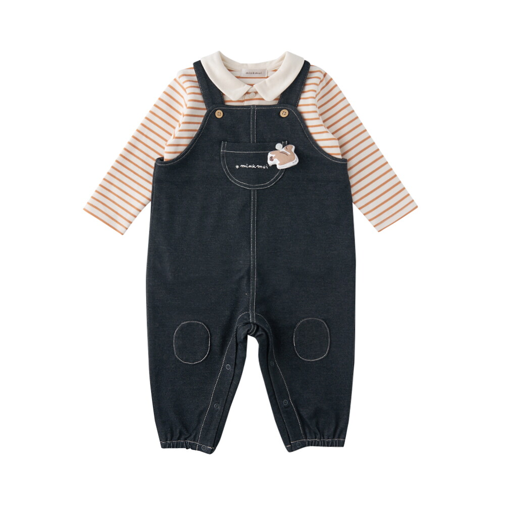 밍크뮤 BK 블랙져지데님SET우주복 36A13-600-02-SW_이미지