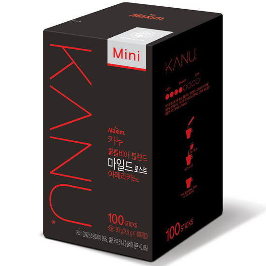 동서식품 맥심 카누 콜롬비아 블렌드 마일드 로스트 아메리카노 미니 100T이미지입니다. 누르면 해당 게시물로 새창이동합니다.