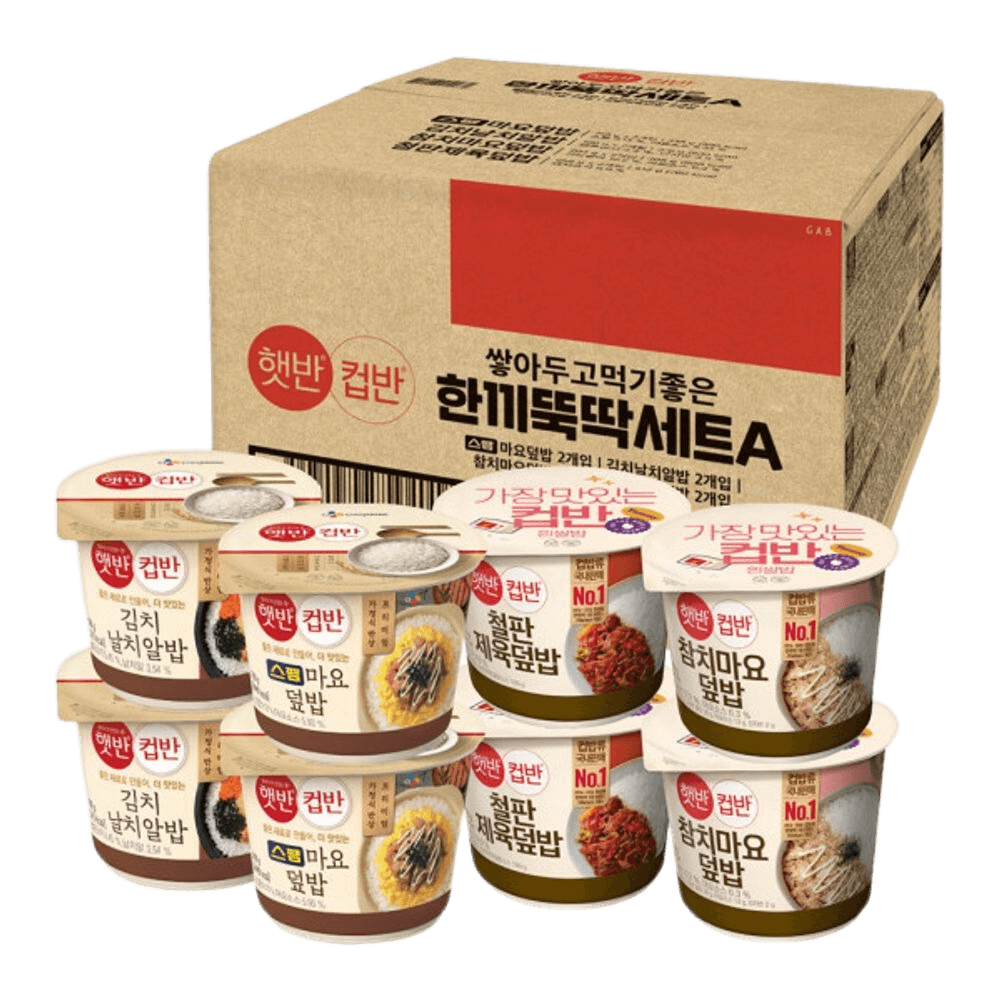 CJ제일제당 햇반 컵반 한끼뚝딱세트A (1개)_이미지