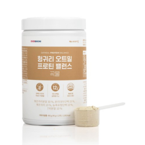 에버비키니 헝귀리 오트밀 프로틴 밸런스 곡물 480g (1개)_이미지