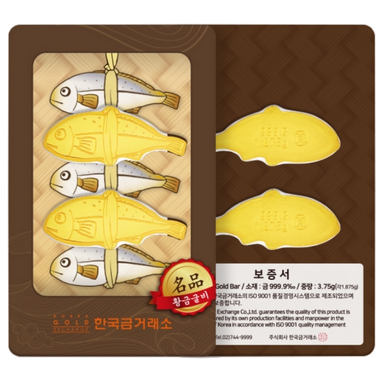 한국금거래소 굴비세트 골드바 3.75g (1개)_이미지