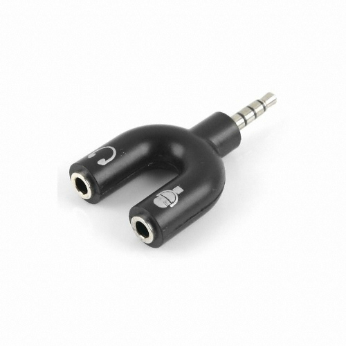 라이트컴 COMS 3.5mm 4극 스테레오 Y형 젠더_이미지