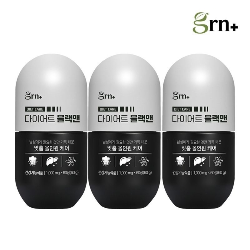 GRN 다이어트 블랙맨 60정 (3개)_이미지