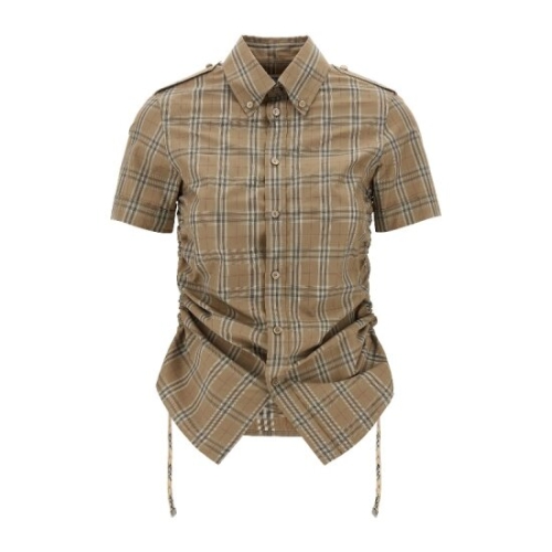 버버리 플래드 패턴 코튼 셔츠 8107968 NUTIPCHECK