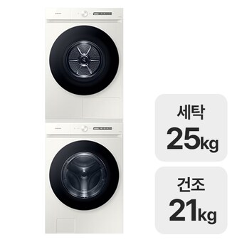 삼성전자 비스포크 AI <b>WF25CB8895BE</b> + DV21CB8890BE