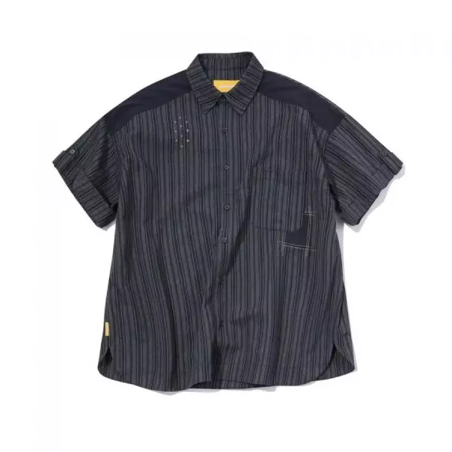 메인부스 MAINBOOTH Patchwork Roll-up ShirtNAVY MBBFS3STU01NV 176899 SIZE 3