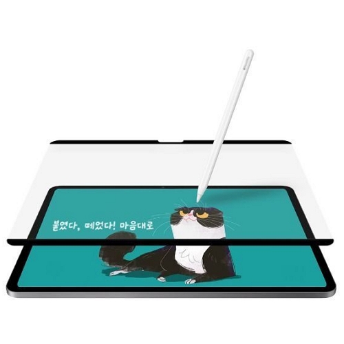 제이티앤디 가우런 iPad Air 13 M4 탈부착 마그네틱 자석 종이질감 액정보호필름 (액정 1매)_이미지