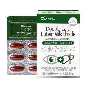 유니쎌팜 로니웰 더블케어 루테인 밀크씨슬 1000mg 30정 (6개)