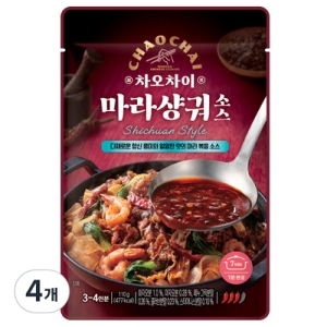 샘표 차오차이 마라샹궈소스 110g (4개)_이미지