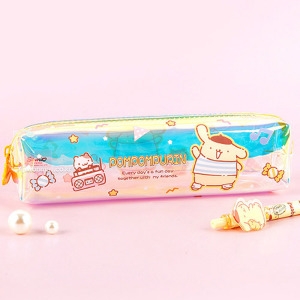 [불명] 폼폼푸린 홀로그램 슬림 사각필통 C44286