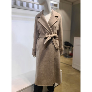 동광인터내셔날 숲(SOUP) 핸드메이드 더블 여밈 벨티드 코트 SZBHC89