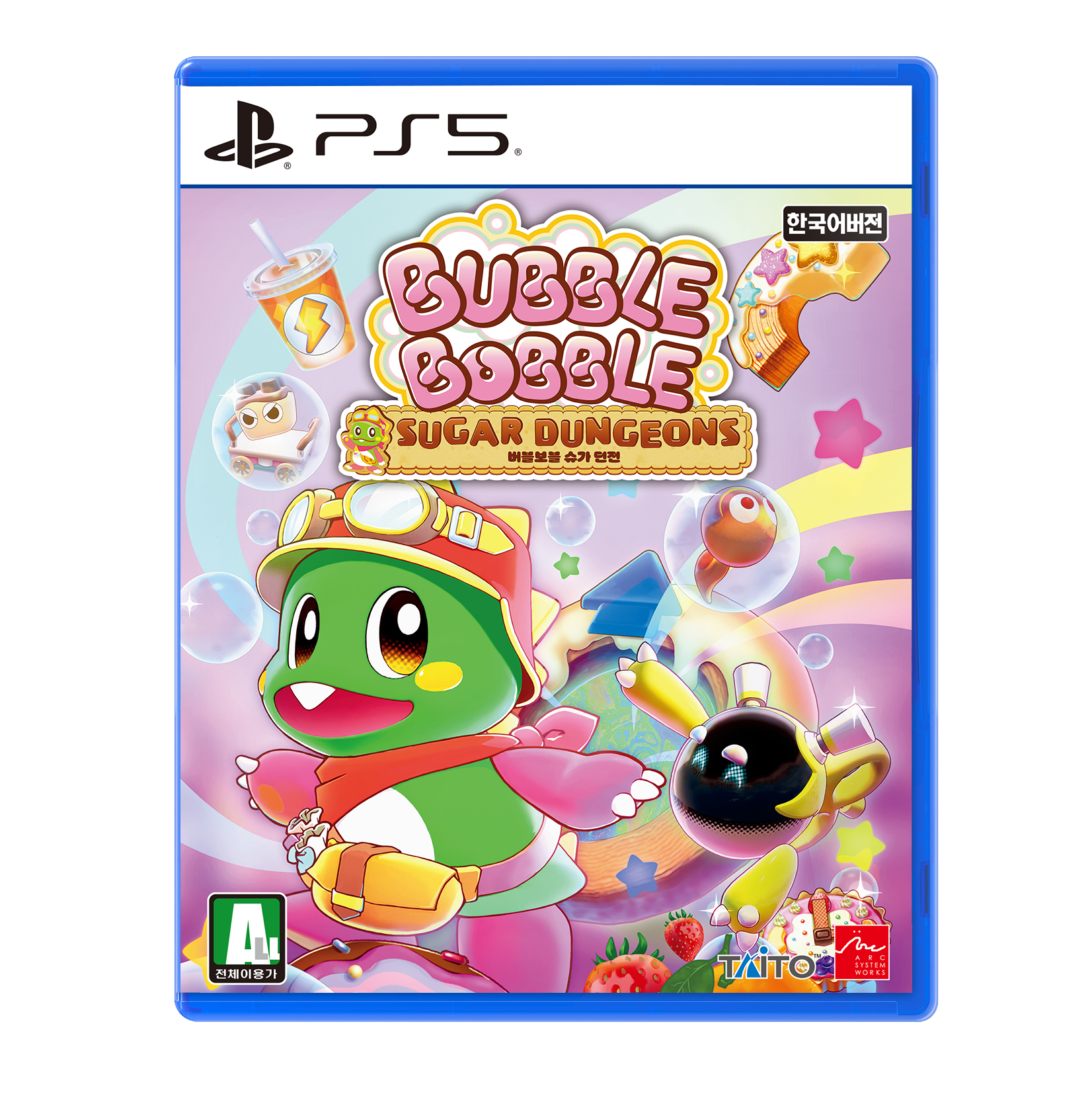 버블보블 슈가 던전 한글판 PS5, 패키지디스크_이미지