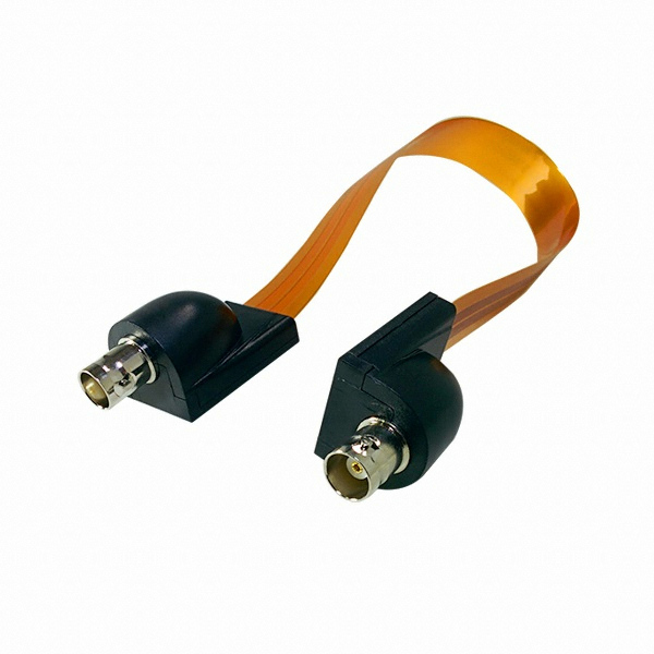 라인업시스템 LANSTAR 창틀 통과형 평면 윈도우 CCTV 연장 케이블 (LS-WC-BNC, 0.3m)_이미지