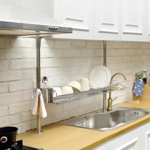 대명산업 아이넥스 원터치 기둥식 싱크선반 800U_이미지