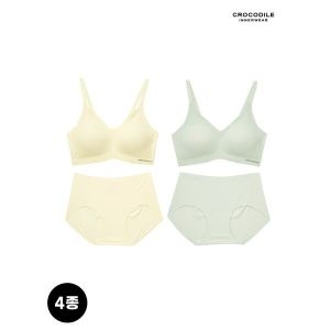 크로커다일 감탄 라이크라 인견쉘론 몰드부착 스트랩 브라팬티세트 4종이미지입니다. 누르면 해당 게시물로 새창이동합니다.