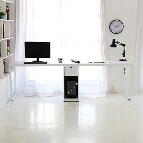 다움 철다리 본체통 책상 (2400x550)_이미지