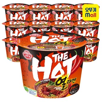 오뚜기 더 핫 <b>열</b><b>라면</b> 105g