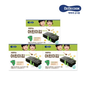 베베쿡 처음 먹는 어린이김 오리지널 30개