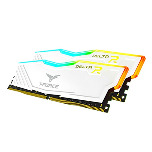 TeamGroup T-Force DDR4-3200 CL16-20-20 Delta RGB 화이트 패키지 (16GB(8Gx2))