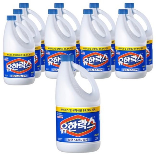 유한양행 유한락스 레귤러 2L (10개)