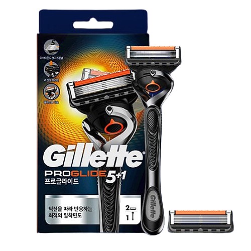 질레트 리뉴얼 퓨전 프로글라이드 플렉스볼 매뉴얼 + 면도날 (면도기1개+날1개)_이미지