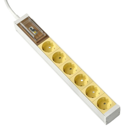 뉴잇 6구 16A 누전차단 알루미늄 납작멀티탭