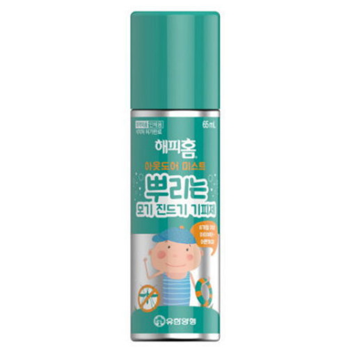 유한양행 해피홈 아웃도어 미스트 65ml (5개)