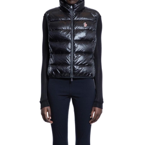 몽클레르 하이 칼라 집업 패딩 조끼 8G00004829H7 999