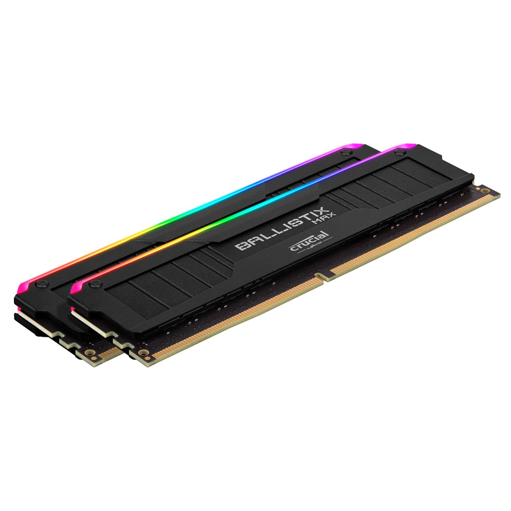 마이크론 Crucial Ballistix MAX DDR4-4400 CL19 RGB Black 패키지 (16GB(8Gx2))_이미지