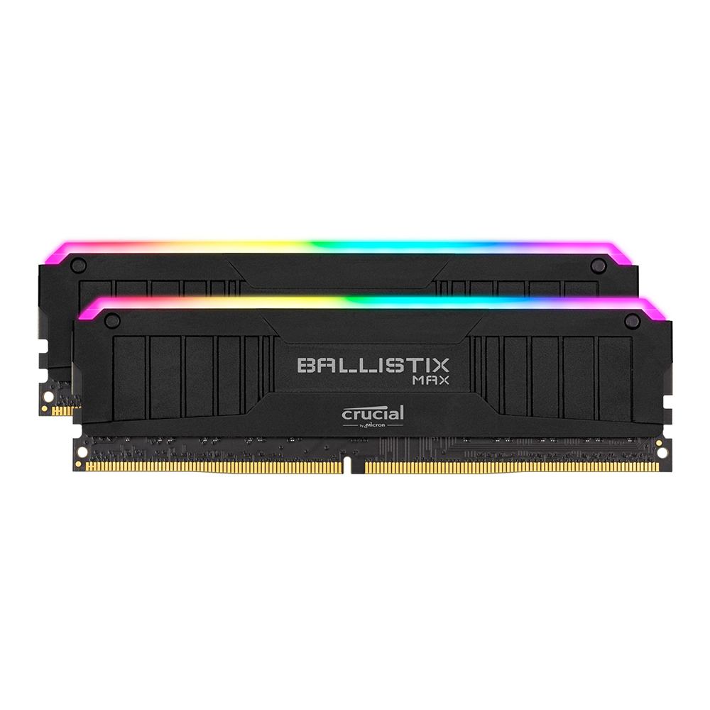 마이크론 Crucial Ballistix MAX DDR4-4400 CL19 RGB Black 패키지 (16GB(8Gx2))