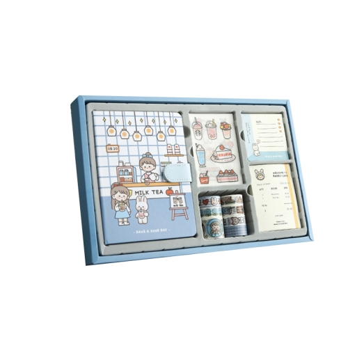 꾸꾸까까 POP 캐릭터 다이어리 올인원 패키지 카페 6종_이미지