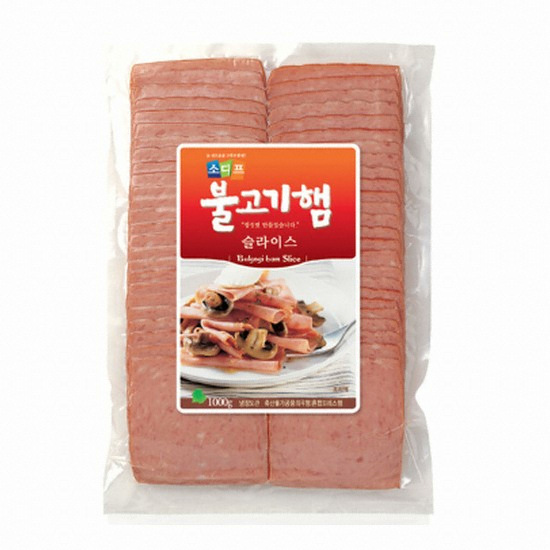 소디프B&F 불고기햄 슬라이스 1kg (1개)_이미지