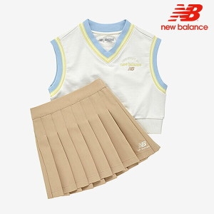 뉴발란스키즈 스웨터 조끼 스커트 (NK9KD1701G)