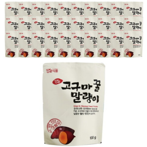 땅끝식품 땅끝 고구마꿀말랭이 100g (30개)_이미지