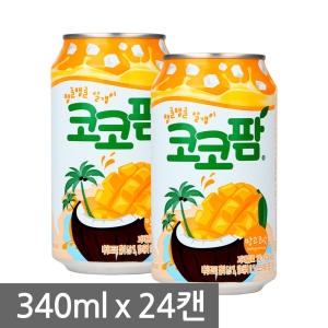 해태음료 코코팜 망고코넛 340ml (24개)