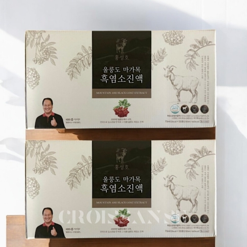 구록원 홍성호 울릉도 마가목 흑염소 진액 70ml 30포 (2개)_이미지
