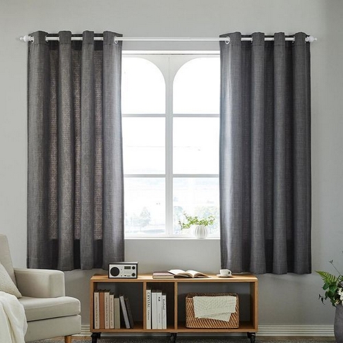 모던하우스 ON 린넨스타일 아일렛 3중방한 3도씨커튼 (220x240cm)