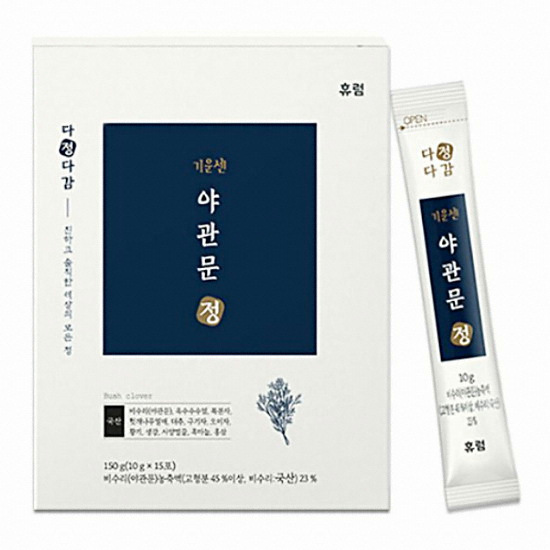 휴럼 기운센 야관문정 10g 15스틱 (4개)