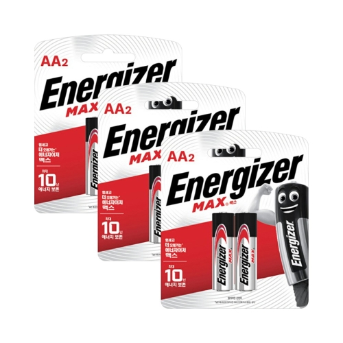 맥스 AA 건전지 2개입 3개