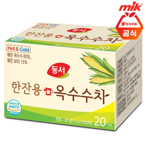 동서식품 동서 한잔용 옥수수차 20T