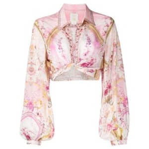 카밀라 Fresco Fairytale 프린트 실크 셔츠 00028059